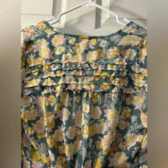 Free People Maybel Blouse In Happy Combo! - Picture 9 of 9